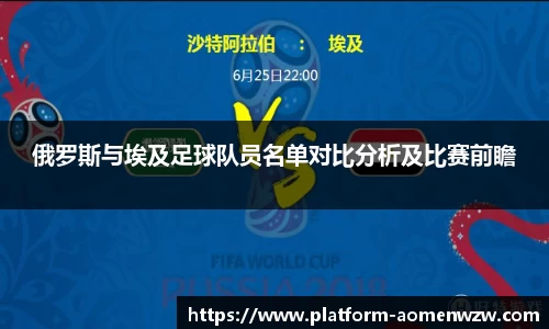 俄罗斯与埃及足球队员名单对比分析及比赛前瞻