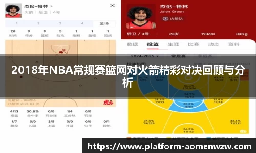 2018年NBA常规赛篮网对火箭精彩对决回顾与分析